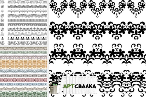 Узоры орнамента. | Patterns of ornament.